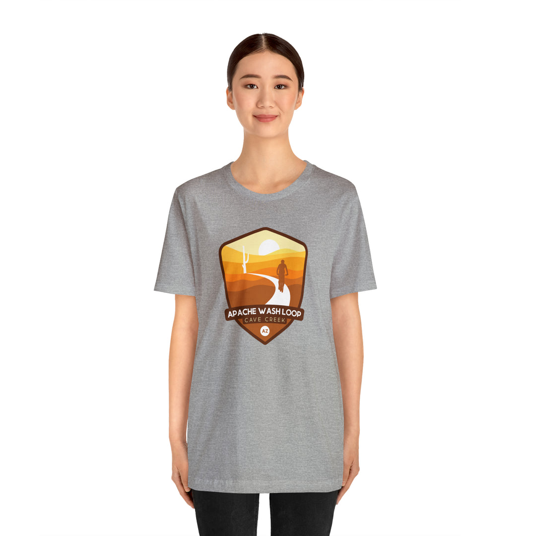 Apache Wash Loop - Cave Creek, Arizona Unisex T-Shirt hiker gift - Utah