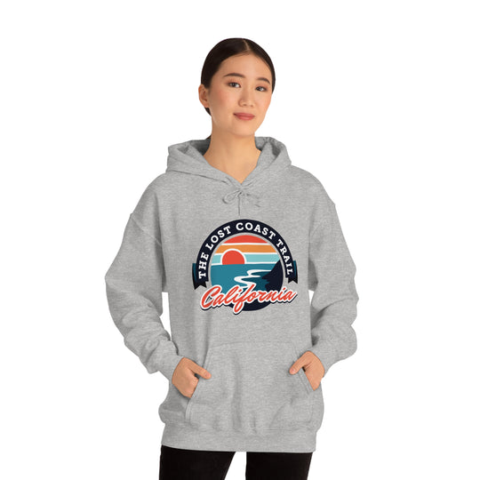 The Lost Coast Trail Unisex Heavy Blend Hoodie Sweatshirt - California, USA hiker gift