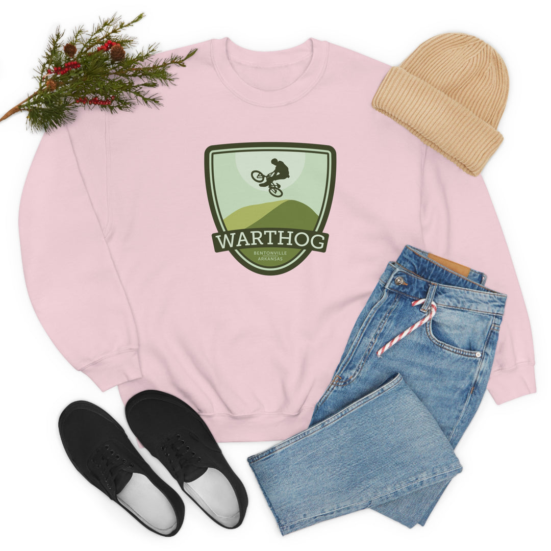 Warthog - Bentonville, Arkansas Unisex Heavy Blend Crewneck Sweatshirt