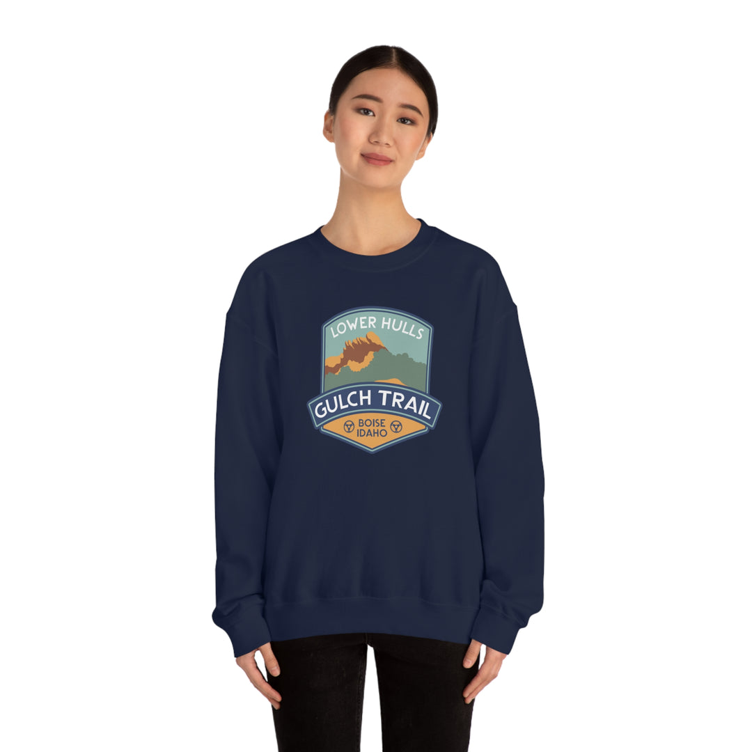 Lower Hulls Gulch Trail - Boise, Idaho Unisex Heavy Blend Crewneck Sweatshirt