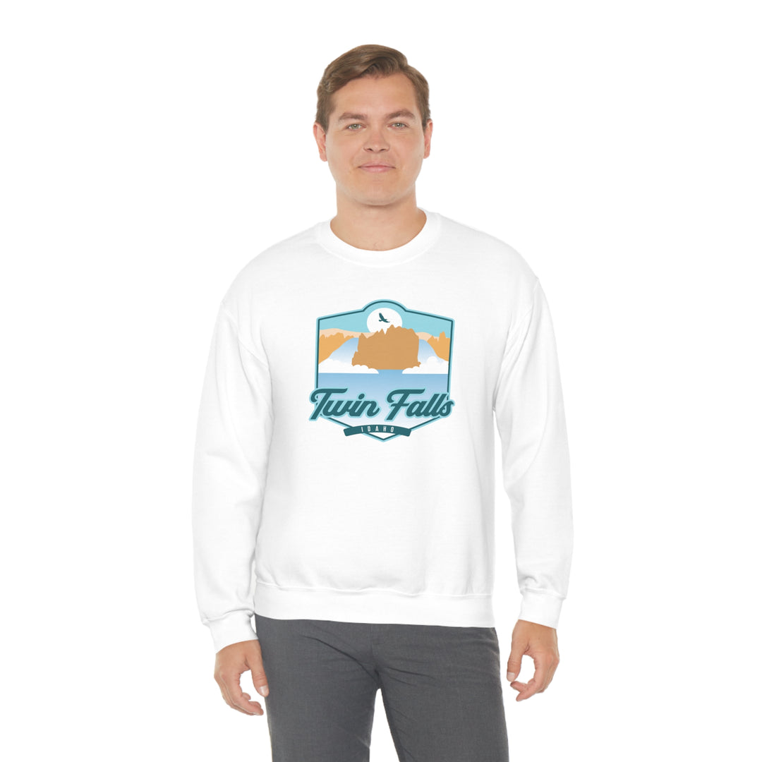 Twin Falls - Idaho Unisex Heavy Blend Crewneck Sweatshirt