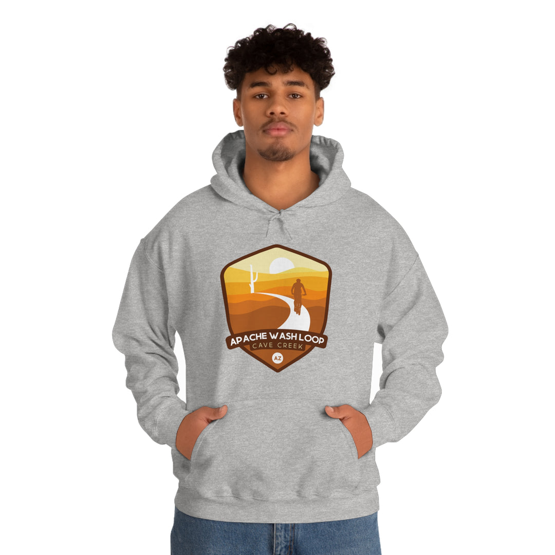 Apache Wash Loop - Cave Creek, Arizona Hooded Sweatshirt