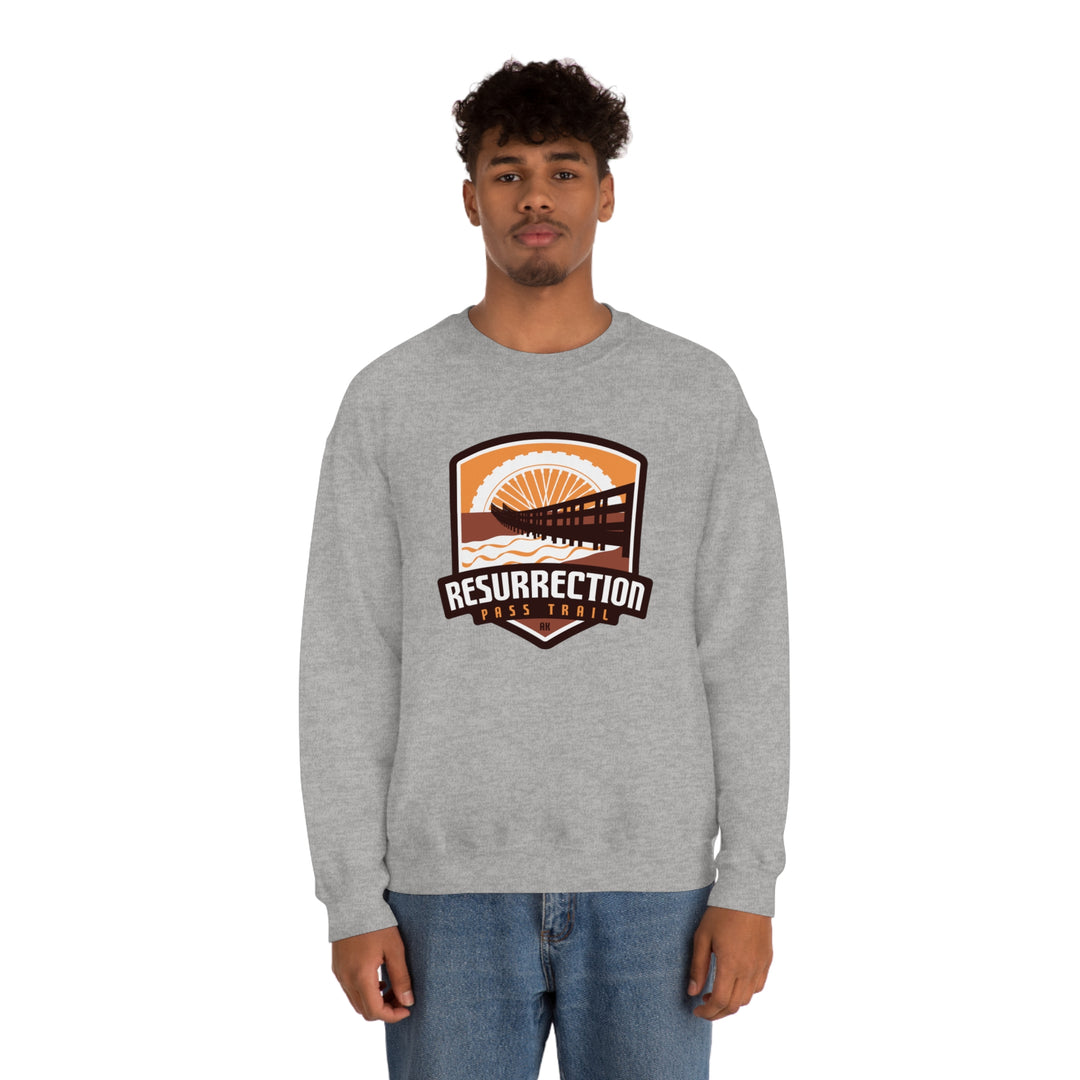 Resurrection Pass Trail - Alaska Unisex Heavy Blend Crewneck Sweatshirt