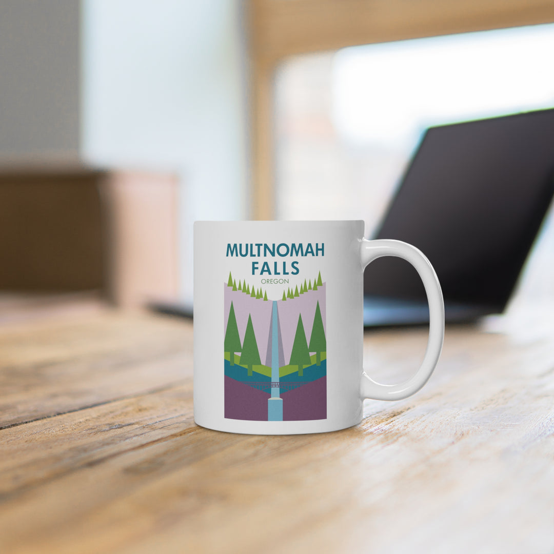 Multnomah Falls Oregon Mug