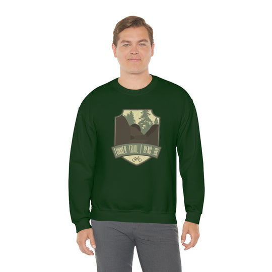 Funner Trail - Bend, Oregon Unisex Heavy Blend Crewneck Sweatshirt