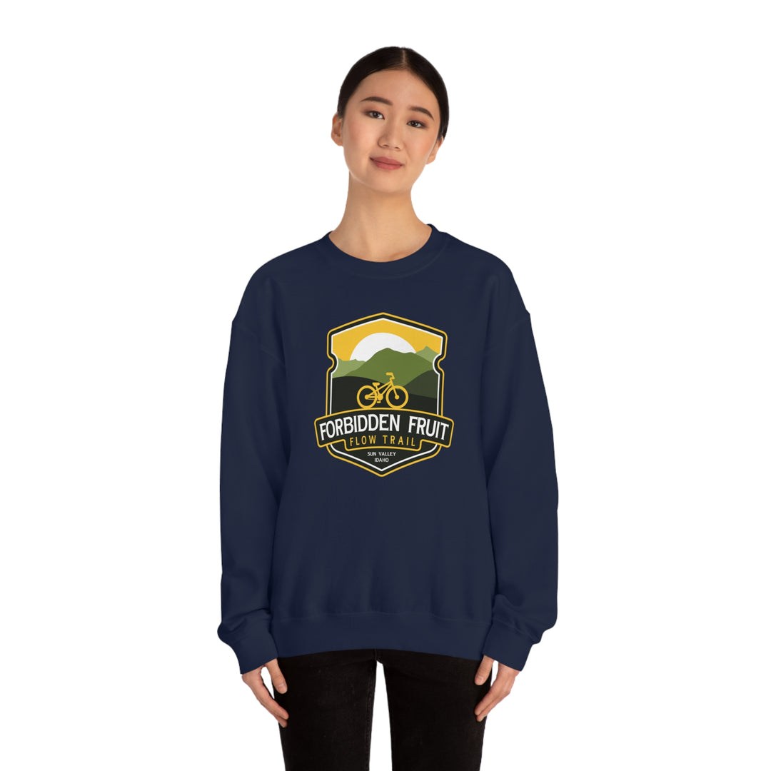 Forbidden Fruit Flow Trail - Sun Valley, Idaho Unisex Heavy Blend Crewneck Sweatshirt