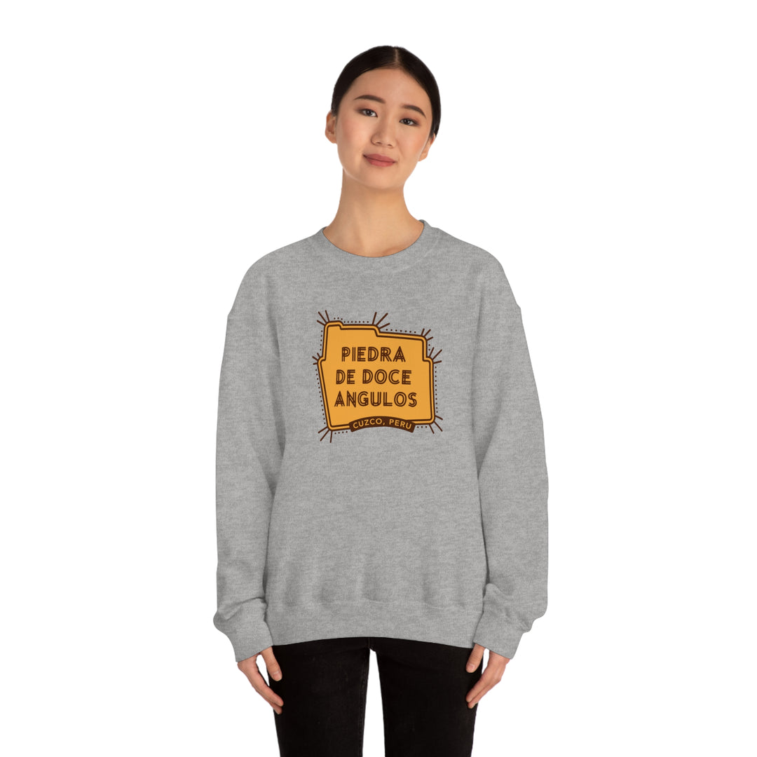 Piedra de doce angulos - Cuzco, Peru Unisex Heavy Blend Crewneck Sweatshirt