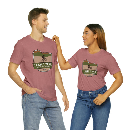 Llama Trail - Big Park, Arizona Unisex T-Shirt