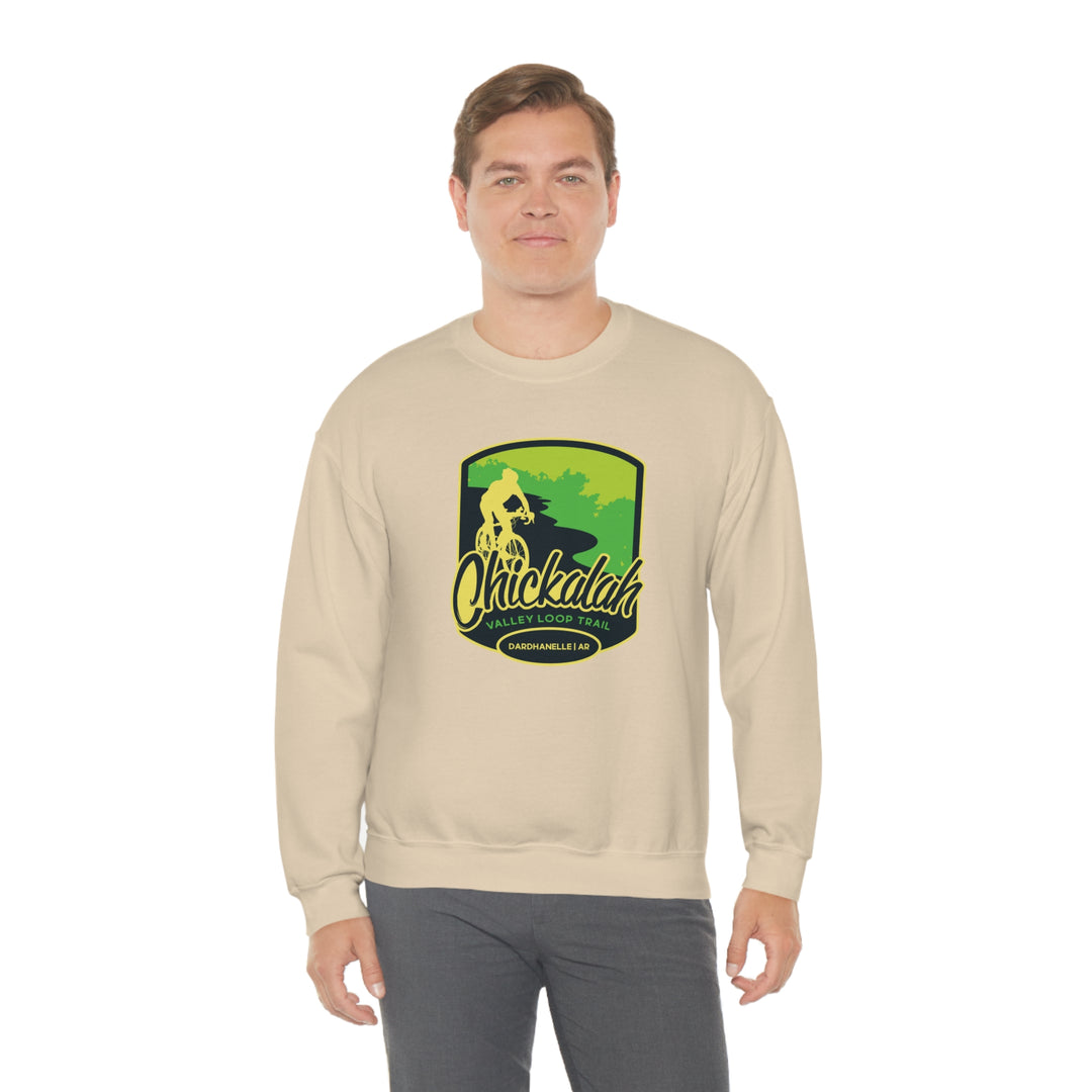 Chickalah Valley Loop Trail - Dardanelle, Arkansas Unisex Heavy Blend Crewneck Sweatshirt