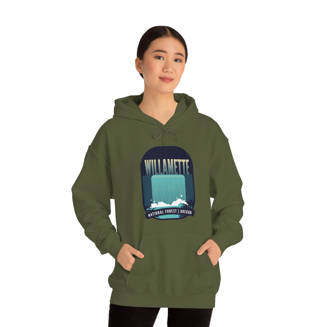 Willamette National Forest - Oregon Unisex Heavy Blend Hooded Sweatshirt