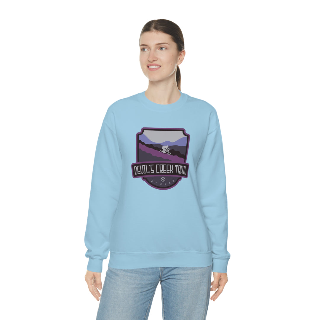 Devil's Creek Trail - Alaska Unisex Heavy Blend Crewneck Sweatshirt