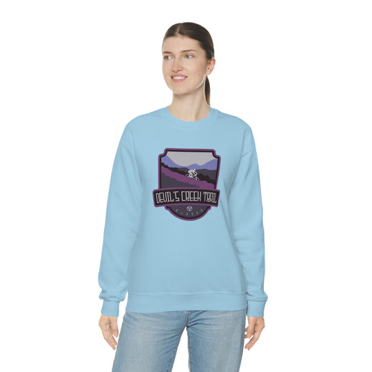 Devil's Creek Trail - Alaska Unisex Heavy Blend Crewneck Sweatshirt