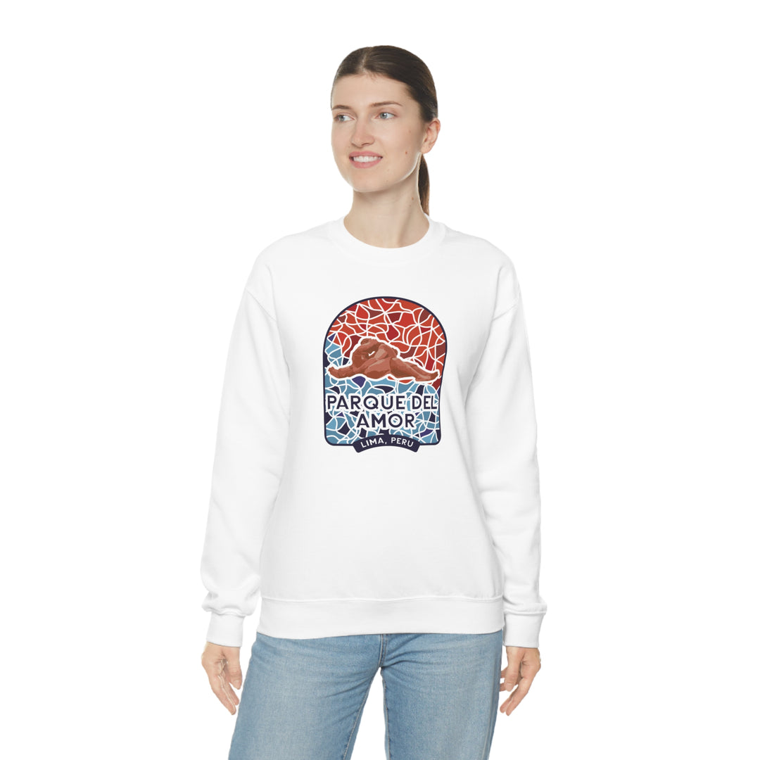 Parque del Amor - Lima, Peru Unisex Heavy Blend Crewneck Sweatshirt