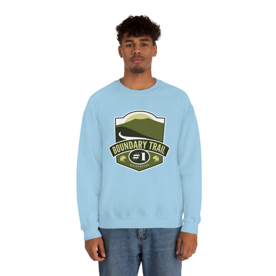 Boundary Trail #1 - Washington Unisex Heavy Blend Crewneck Sweatshirt