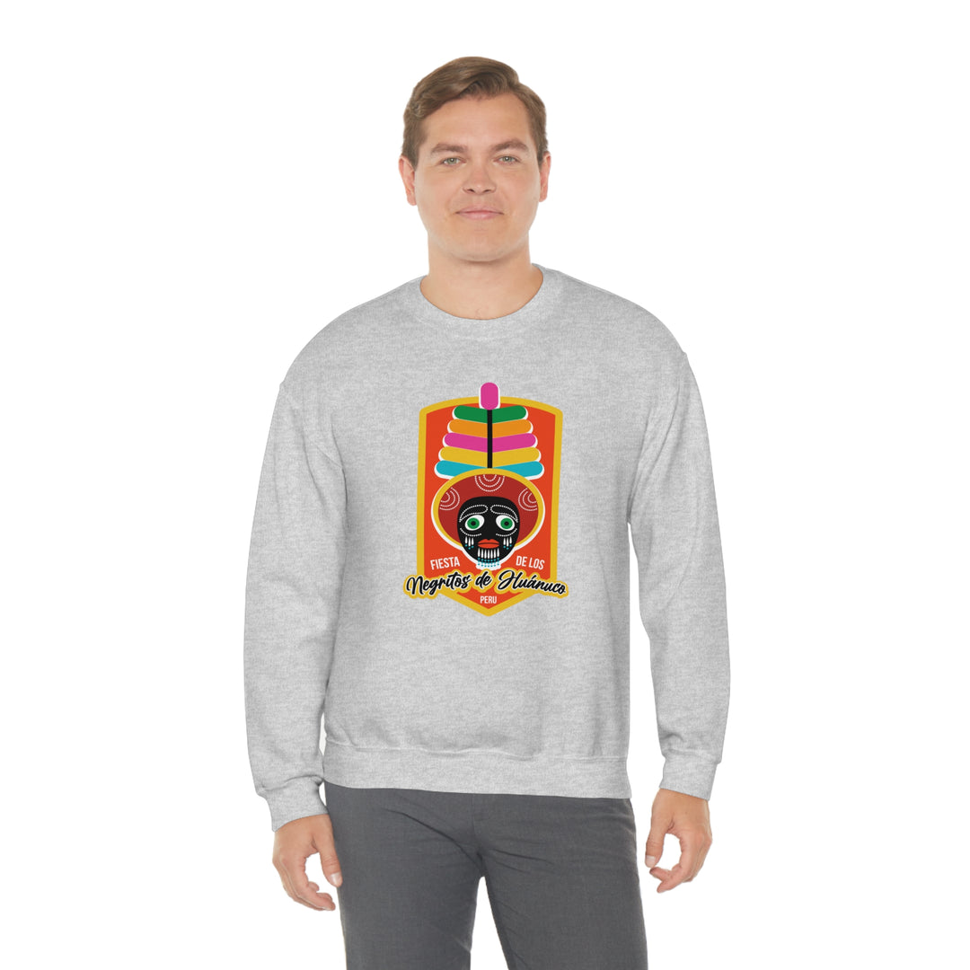 Fiesta de los Negritos de Huanuco - Peru Unisex Heavy Blend Crewneck Sweatshirt