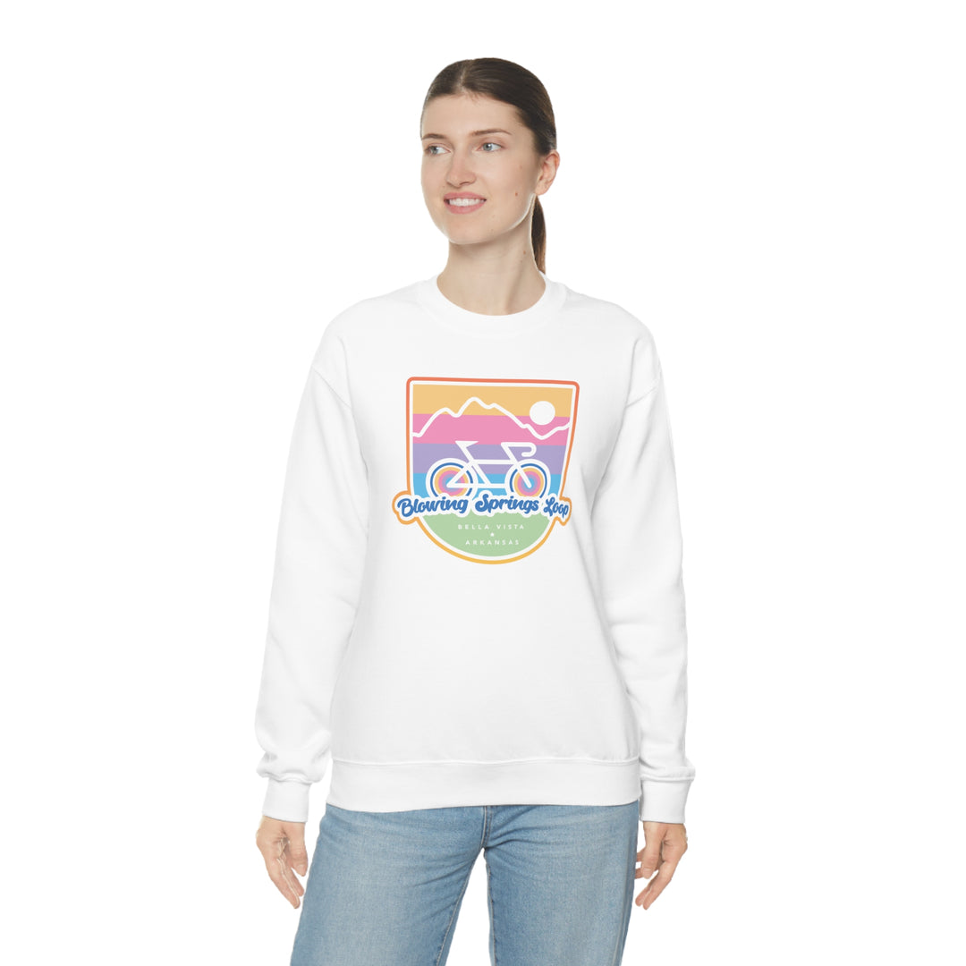 Blowing Springs Loop - Bella Vista, Arkansas Unisex Heavy Blend Crewneck Sweatshirt