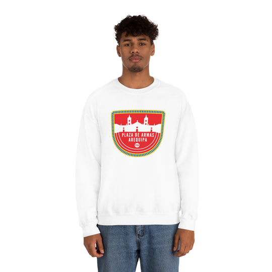 Plaza de Armas Arequipa - Peru Unisex Heavy Blend Crewneck Sweatshirt