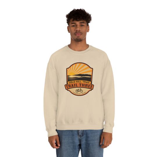 Gold Hill Trail (Trail 3) - Sandpoint, Idaho Unisex Heavy Blend Crewneck Sweatshirt