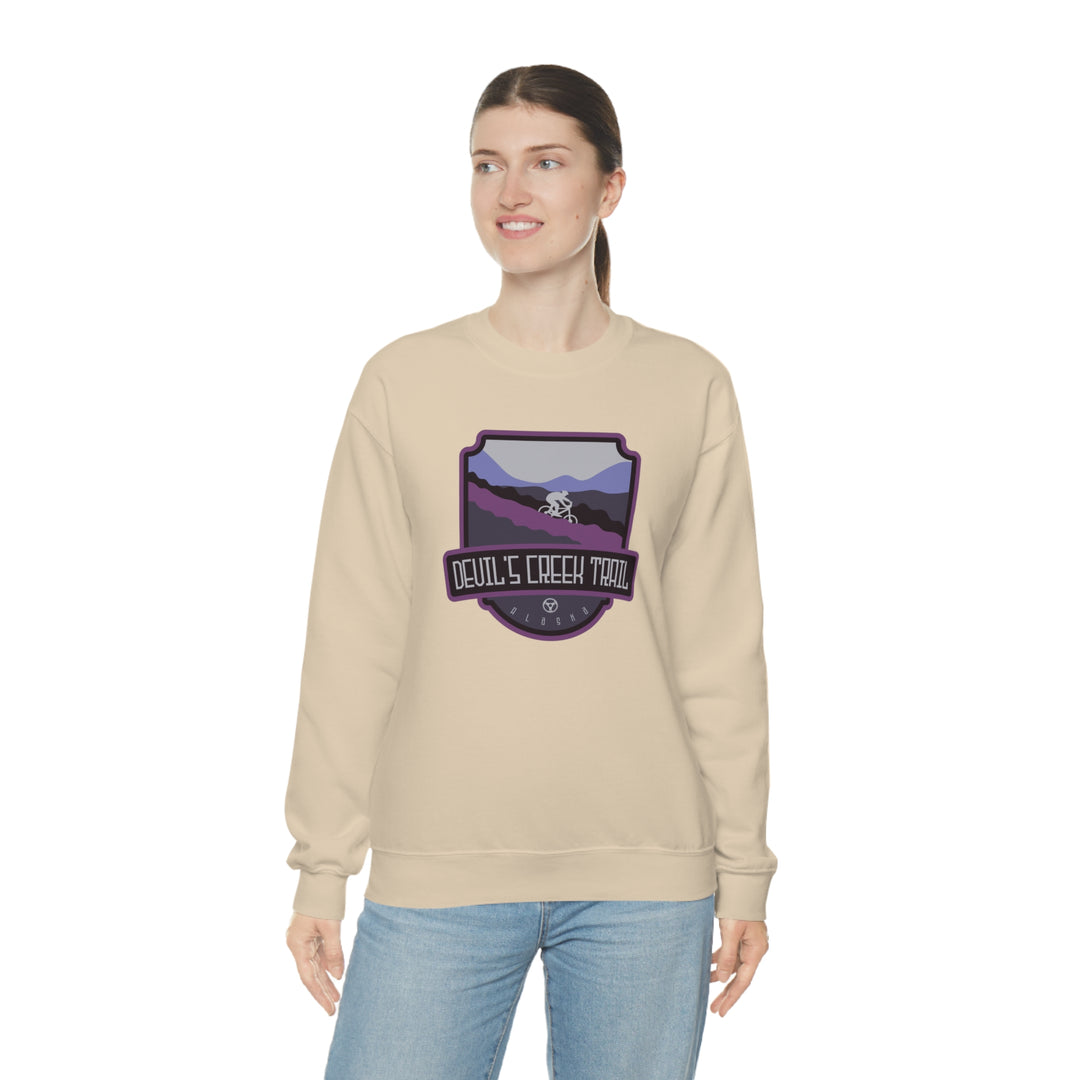 Devil's Creek Trail - Alaska Unisex Heavy Blend Crewneck Sweatshirt