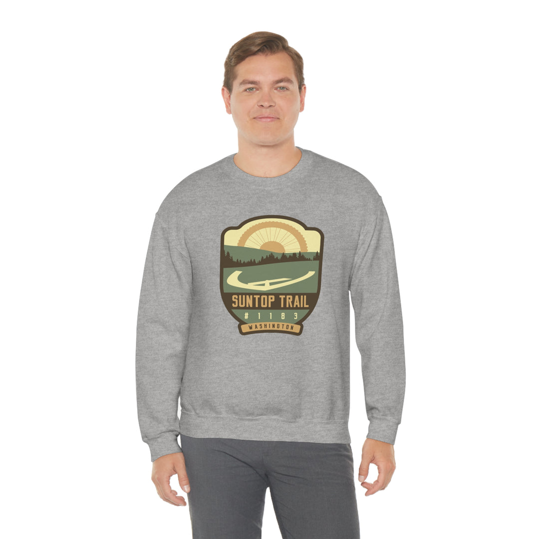 Suntop Trail #1183 - Washington State Unisex Heavy Blend Crewneck Sweatshirt