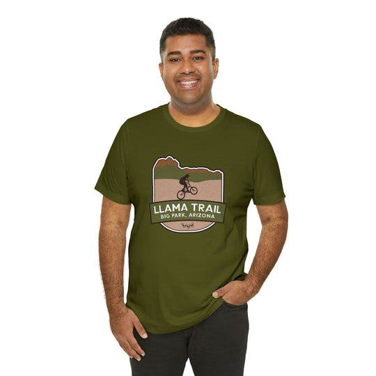 Llama Trail - Big Park, Arizona Unisex T-Shirt