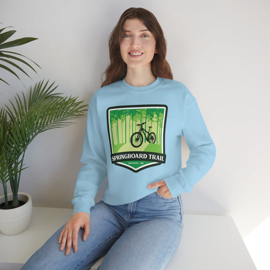 Springboard Trail - Monroe, Oregon Unisex Heavy Blend Crewneck Sweatshirt