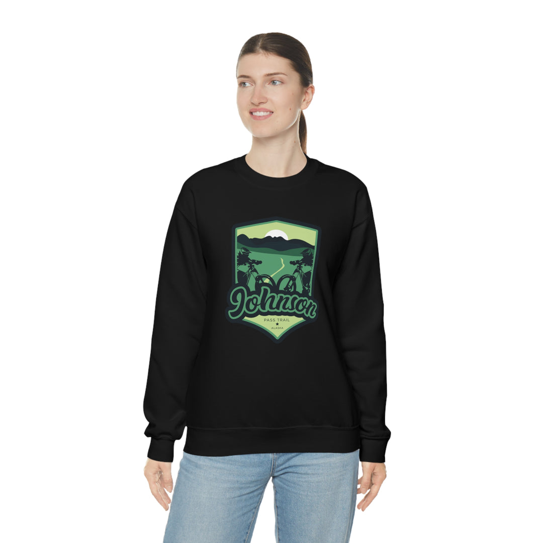 Johnson Pass Trail - Alaska Unisex Heavy Blend Crewneck Sweatshirt