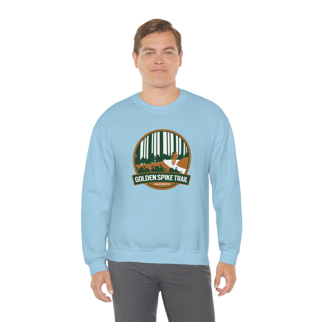 Golden Spike Trail - Washington State Unisex Heavy Blend Crewneck Sweatshirt