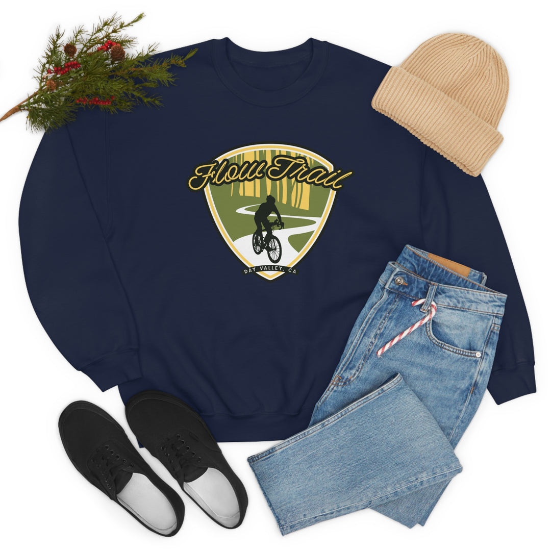 Flow Trail - Day Valley, CA Unisex Heavy Blend Crewneck Sweatshirt