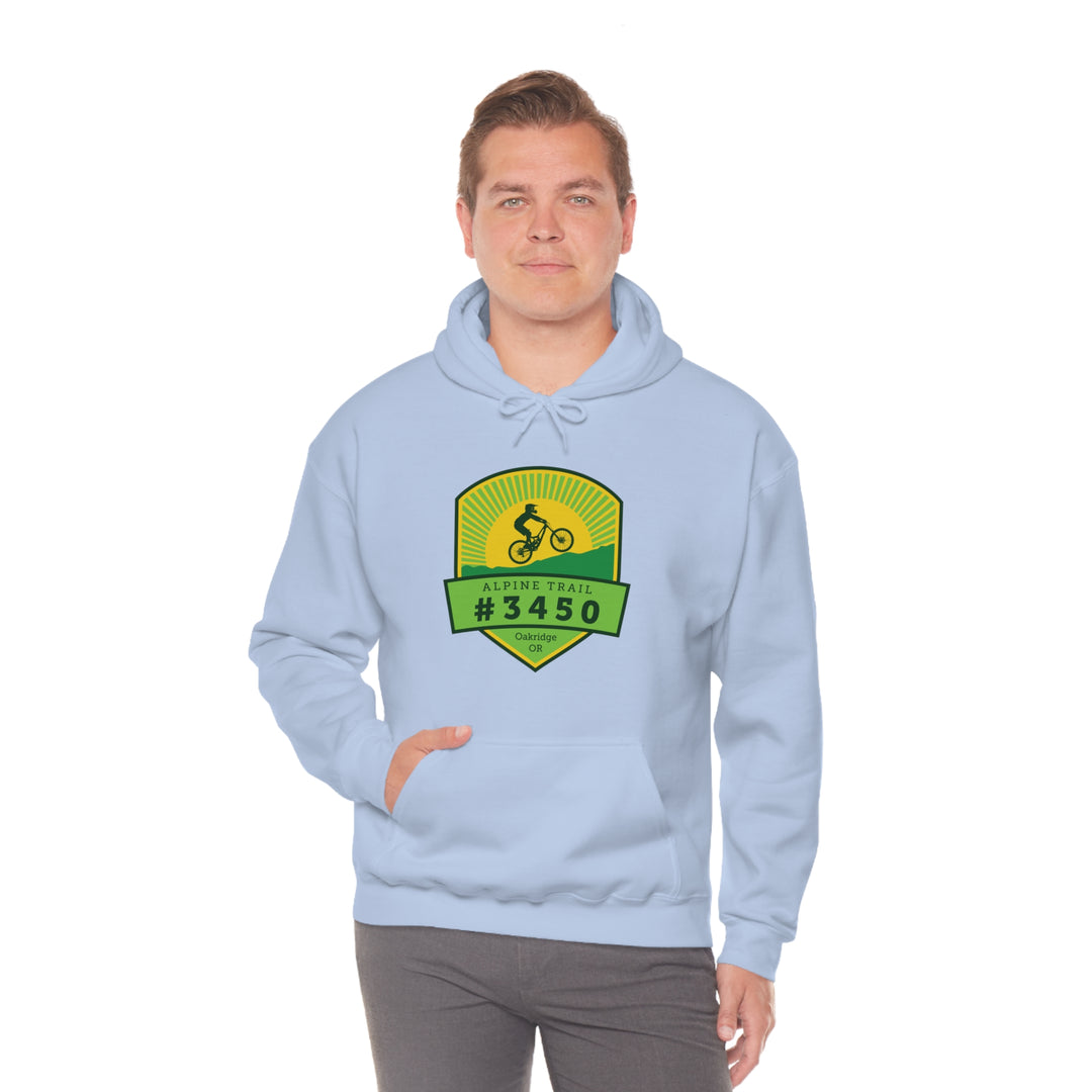 Alpine Trail #3450 - Oakridge, Oregon Unisex Heavy Blend Hooded Sweatshirt