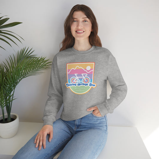 Blowing Springs Loop - Bella Vista, Arkansas Unisex Heavy Blend Crewneck Sweatshirt