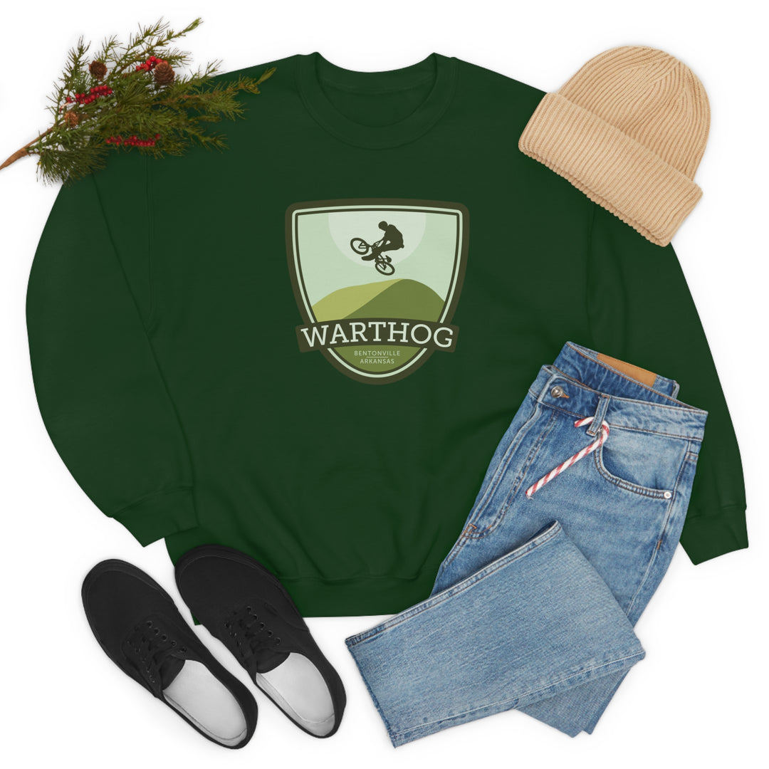 Warthog - Bentonville, Arkansas Unisex Heavy Blend Crewneck Sweatshirt