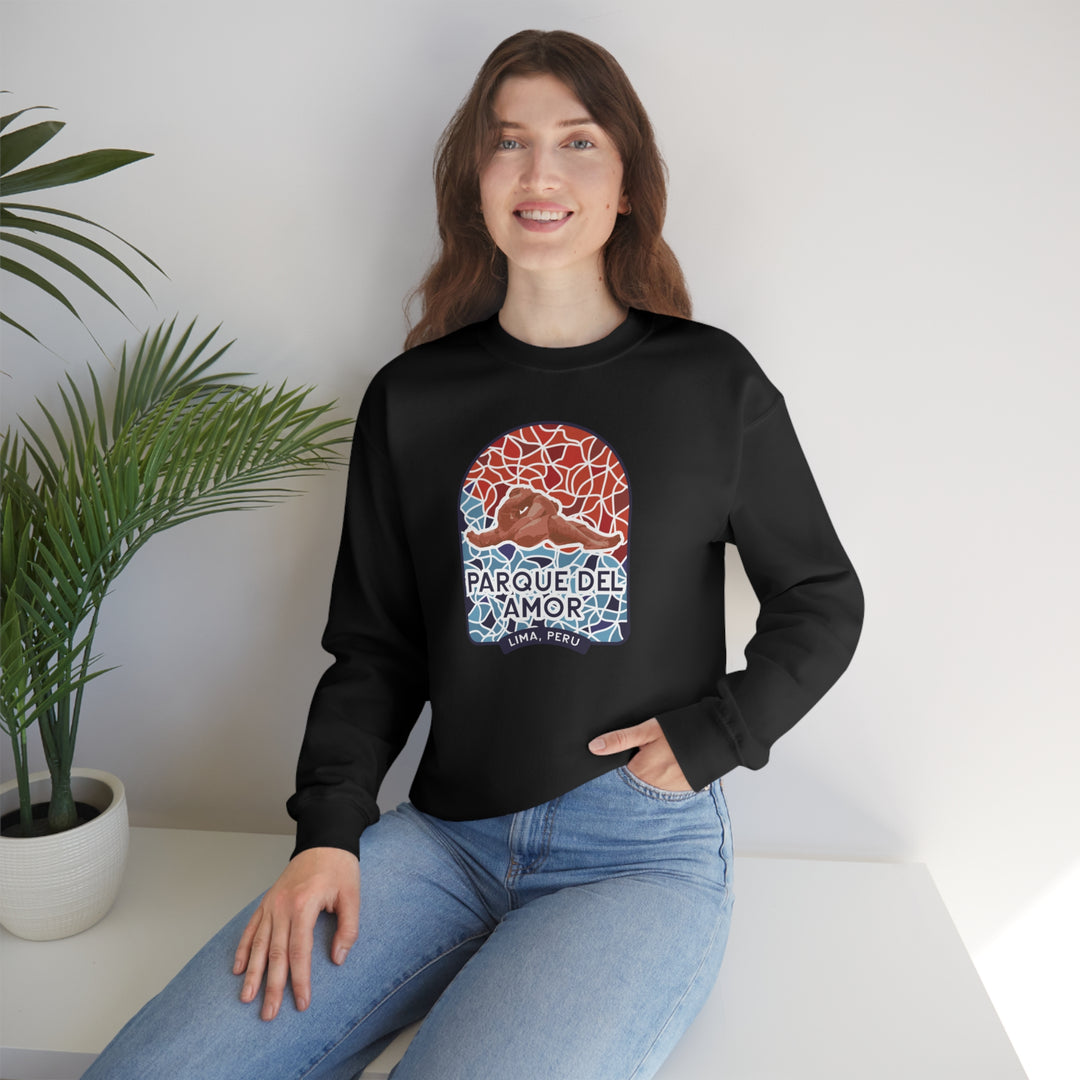 Parque del Amor - Lima, Peru Unisex Heavy Blend Crewneck Sweatshirt