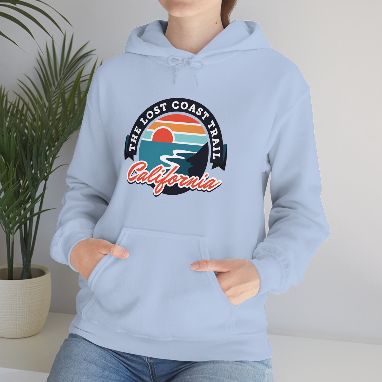 The Lost Coast Trail Unisex Heavy Blend Hoodie Sweatshirt - California, USA hiker gift