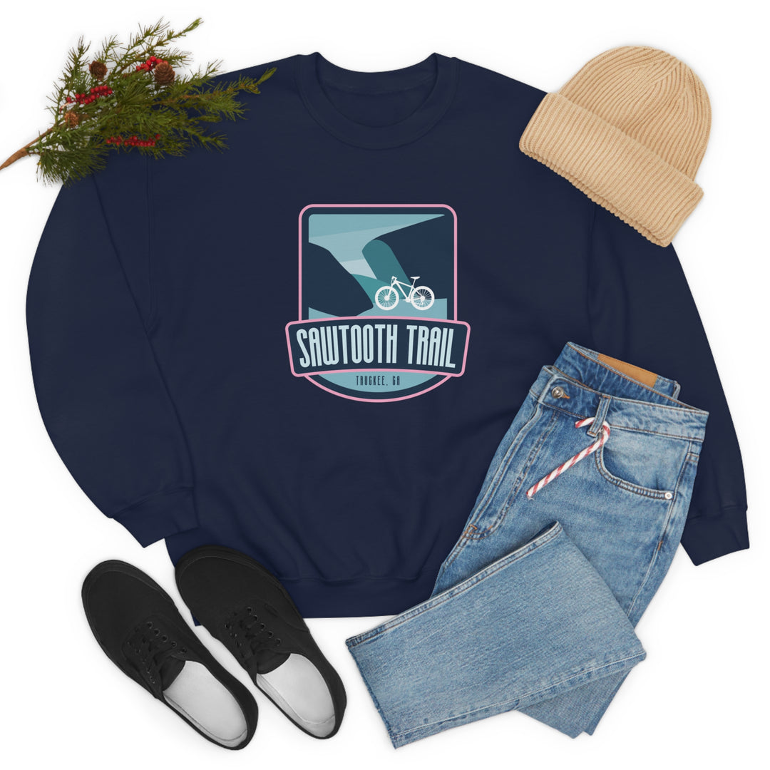 Sawtooth Trail - Truckee, California Unisex Heavy Blend Crewneck Sweatshirt