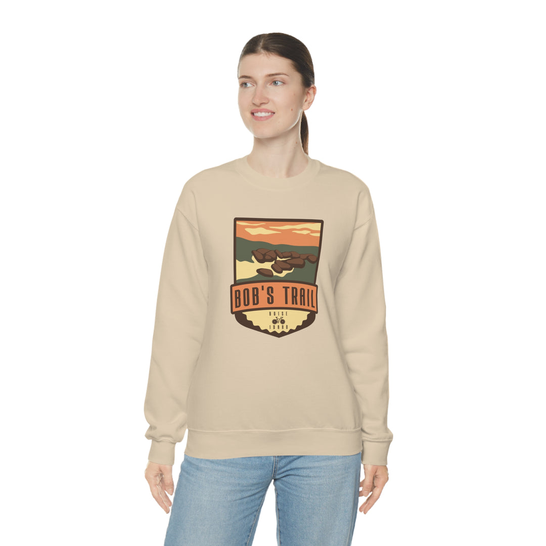 Bob's Trail - Boise, Idaho Unisex Heavy Blend Crewneck Sweatshirt