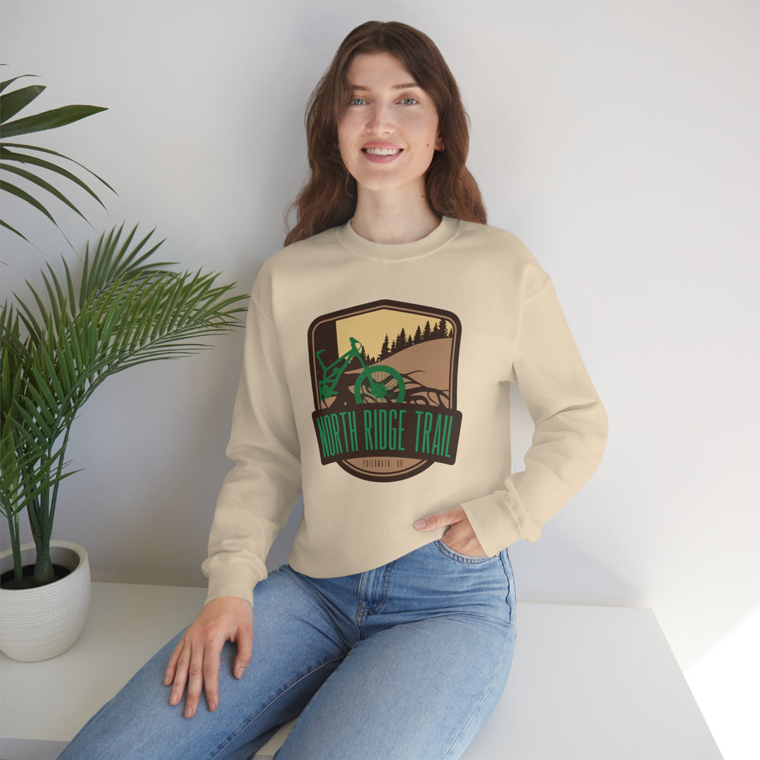 North Ridge Trail - Philomath, Oregon Unisex Heavy Blend Crewneck Sweatshirt