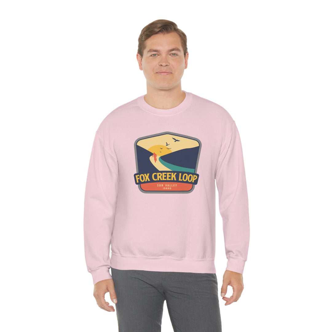 Fox Creek Loop - Sun Valley, Idaho Unisex Heavy Blend Crewneck Sweatshirt