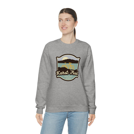 Karst Trail - Prairie Creek, Arkansas Unisex Heavy Blend Crewneck Sweatshirt