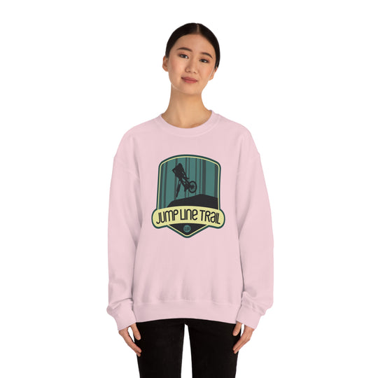 Jump Line Trail - Washington Unisex Heavy Blend Crewneck Sweatshirt