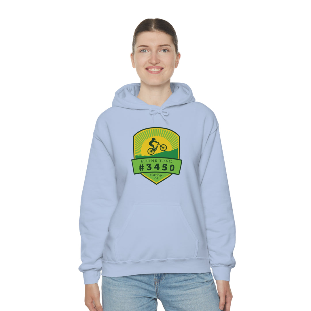 Alpine Trail #3450 - Oakridge, Oregon Unisex Heavy Blend Hooded Sweatshirt