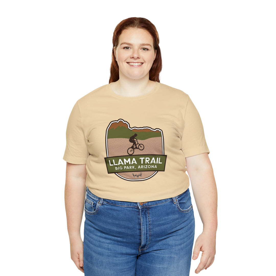 Llama Trail - Big Park, Arizona Unisex T-Shirt