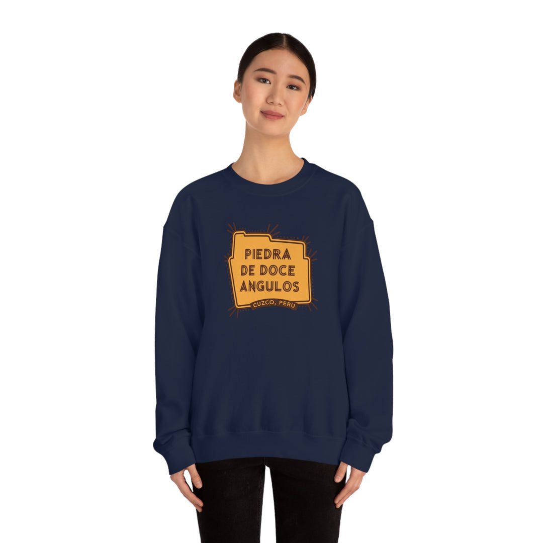 Piedra de doce angulos - Cuzco, Peru Unisex Heavy Blend Crewneck Sweatshirt