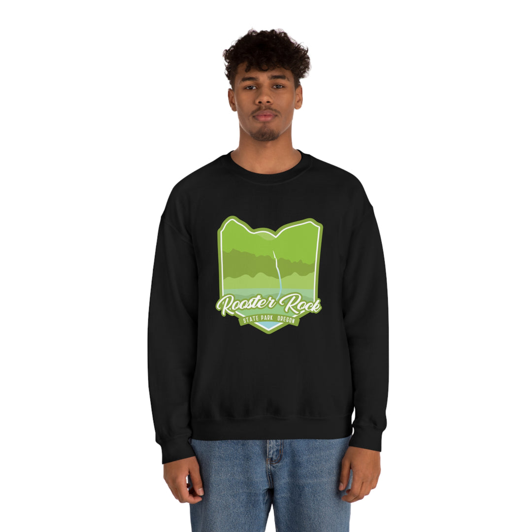 Rooster Rock State Park - Oregon Unisex Heavy Blend Crewneck Sweatshirt