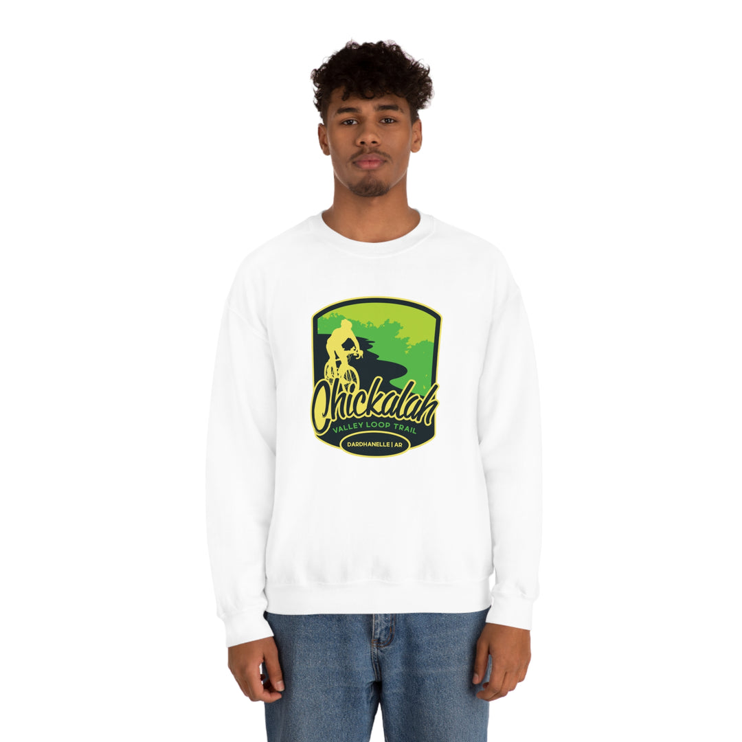 Chickalah Valley Loop Trail - Dardanelle, Arkansas Unisex Heavy Blend Crewneck Sweatshirt