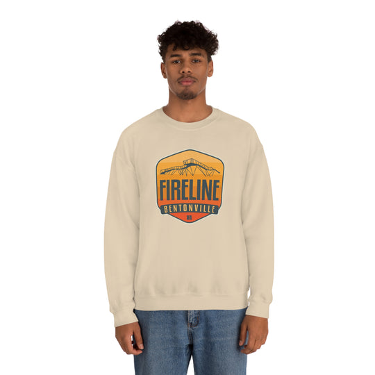 Fireline - Bentonville, Arkansas Unisex Heavy Blend Crewneck Sweatshirt