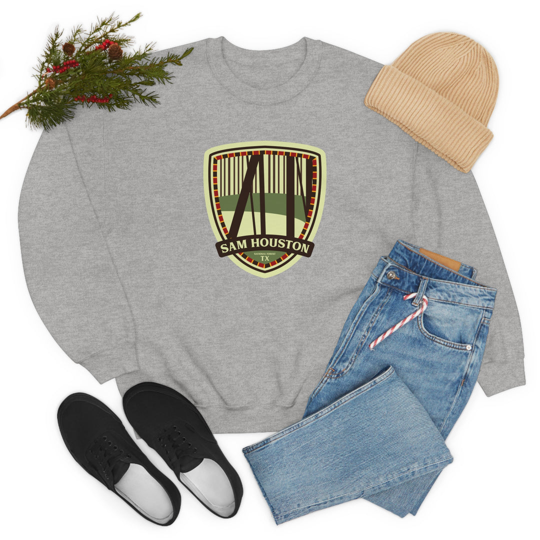 Sam Houston National Forest - Texas Unisex Heavy Blend Crewneck Sweatshirt