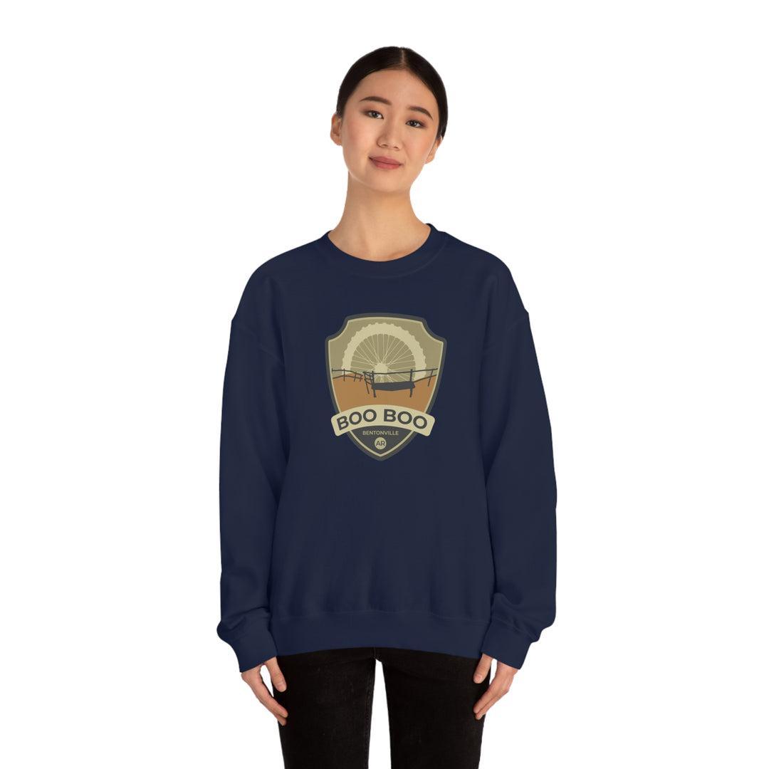 Boo Boo- Bentonville, Arkansas Unisex Heavy Blend Crewneck Sweatshirt