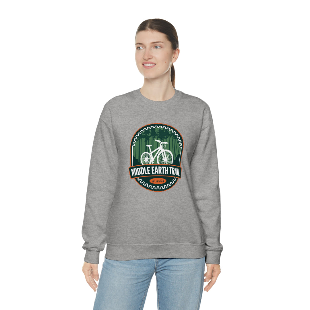 Middle Earth Trail - Alaska Unisex Heavy Blend Crewneck Sweatshirt