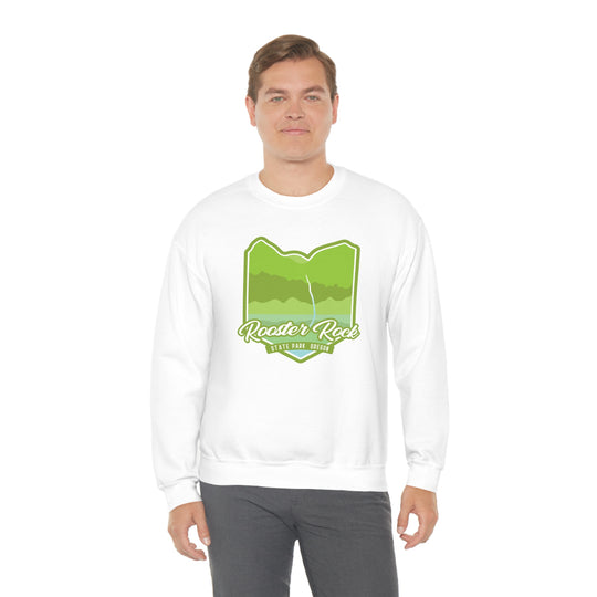 Rooster Rock State Park - Oregon Unisex Heavy Blend Crewneck Sweatshirt